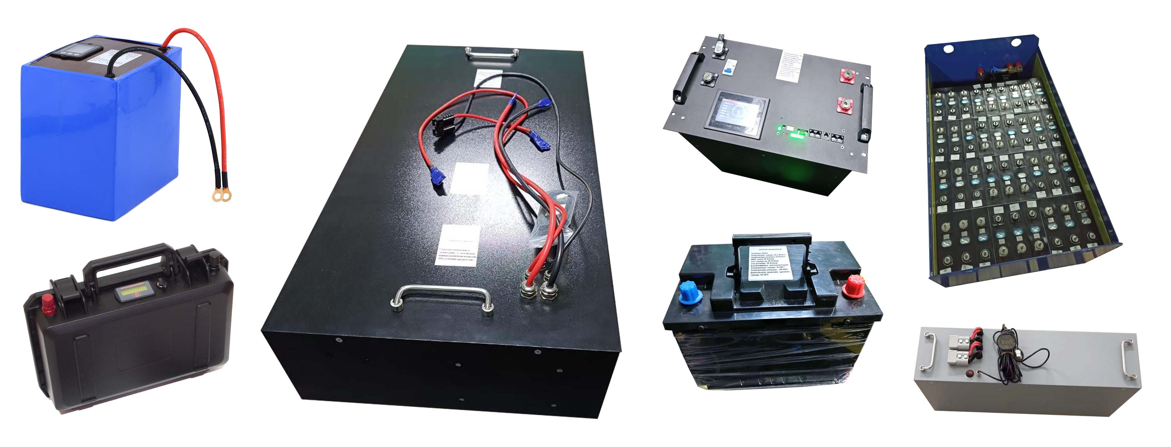 Виды производимых LiFePO4 и титанатных аккумуляторов